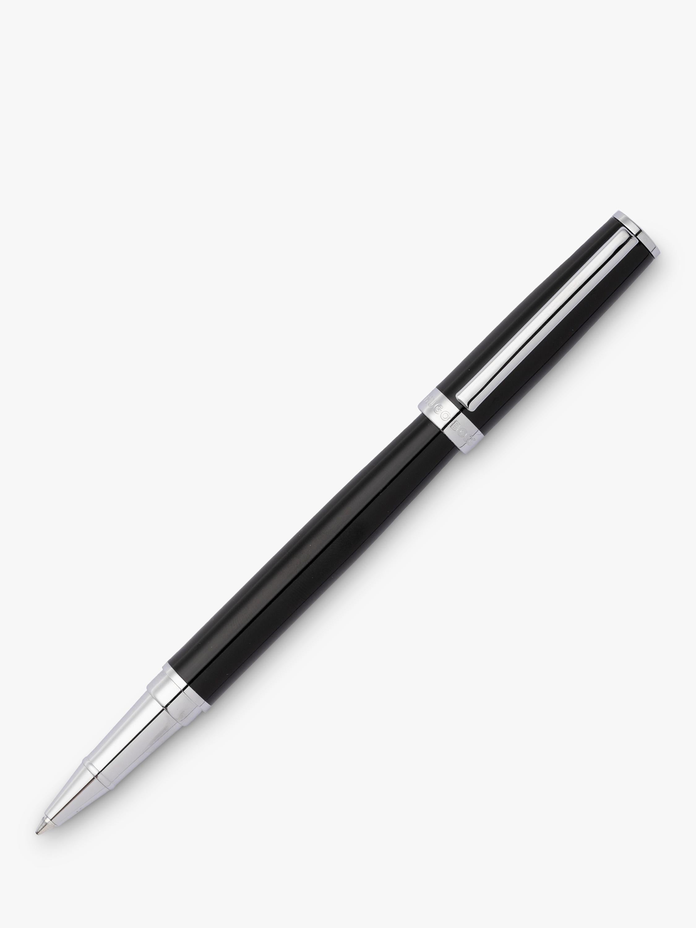 HUGO BOSS Icon Gear rollerball pen black (British brand)