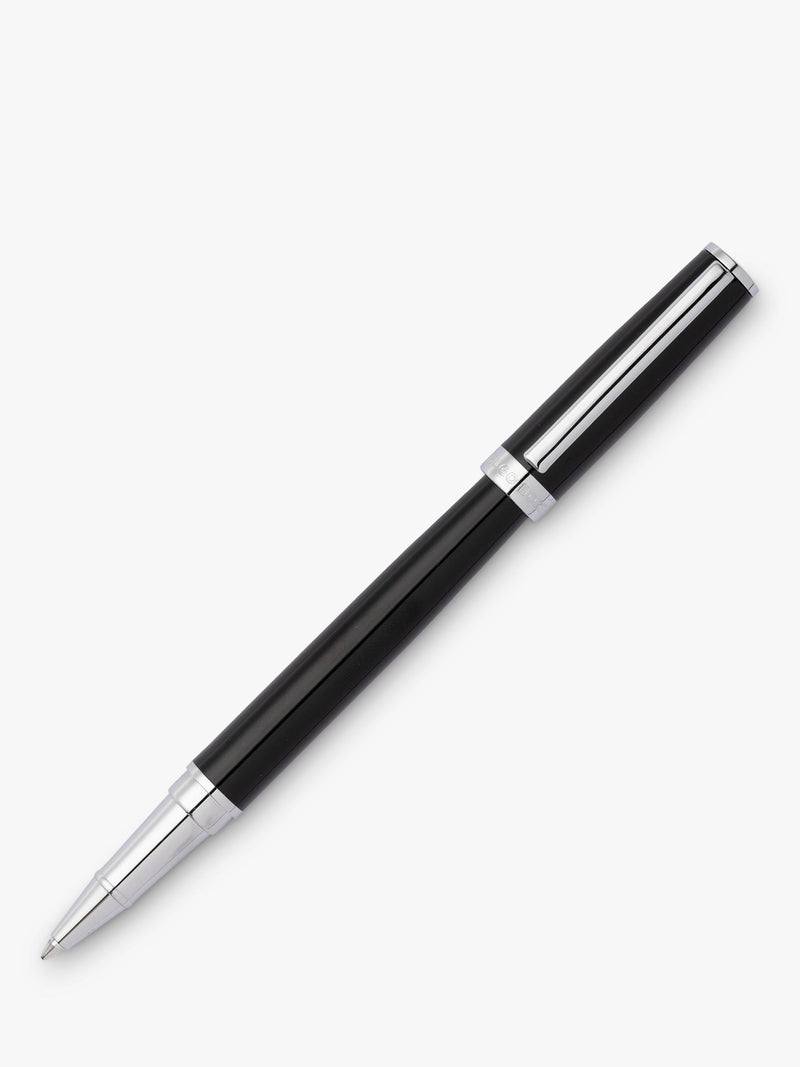 HUGO BOSS Icon Gear rollerball pen black (British brand)