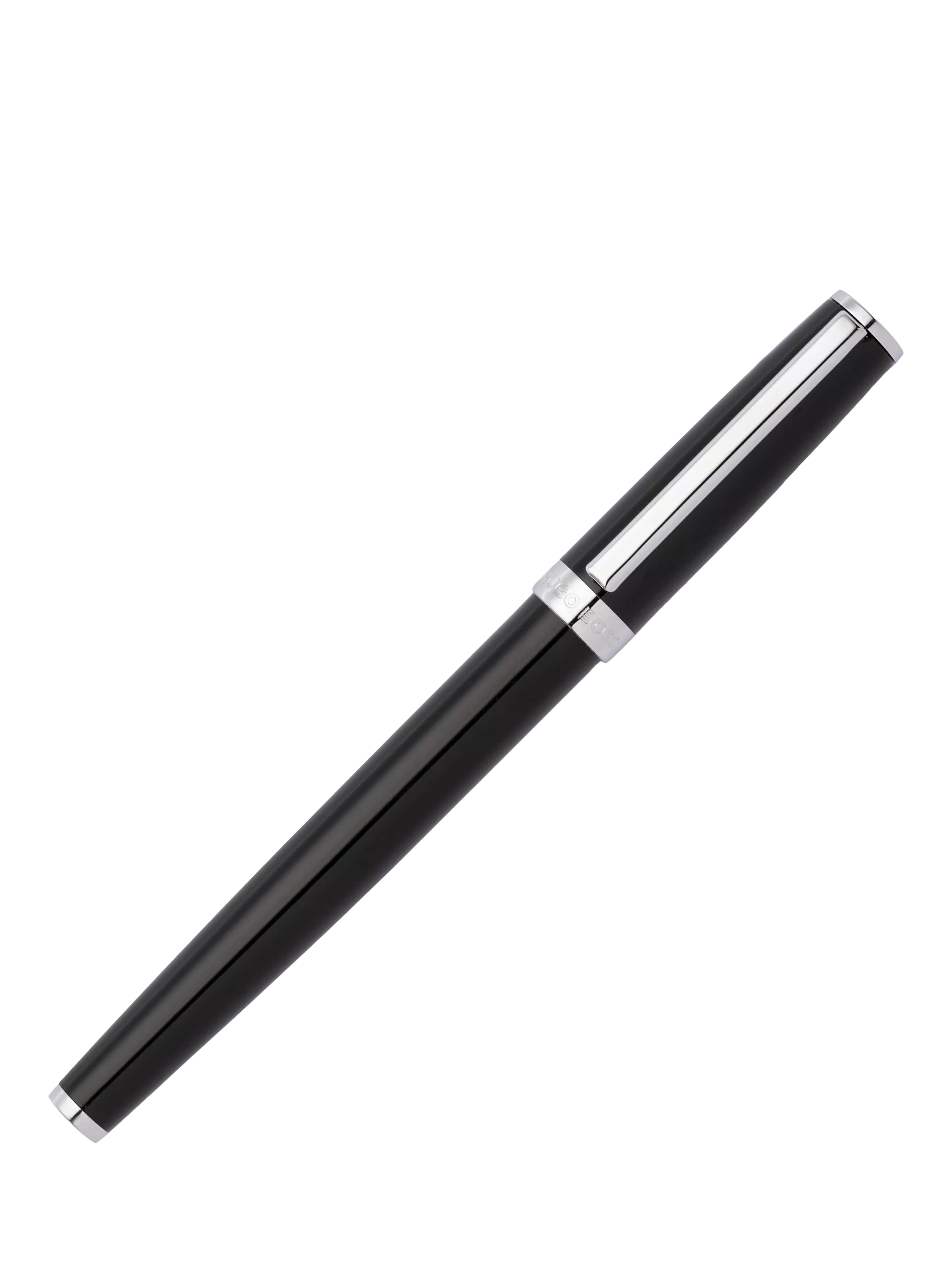 HUGO BOSS Icon Gear rollerball pen black (British brand)