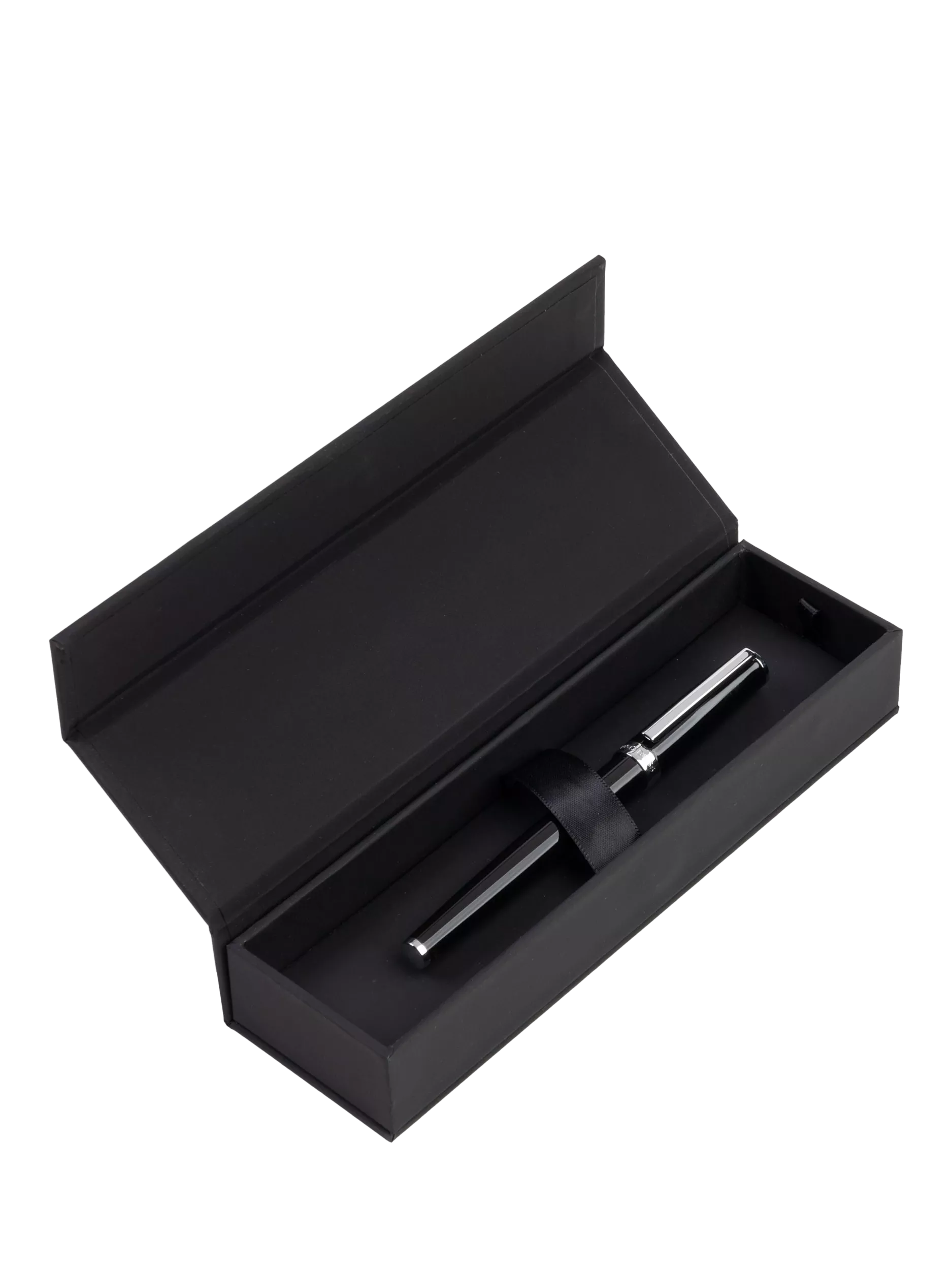 HUGO BOSS Icon Gear rollerball pen black (British brand)