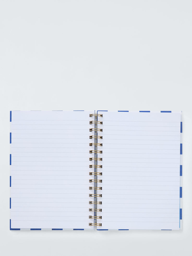 John Lewis Cherry notebook A5 blue (British brand)