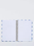 John Lewis Cherry notebook A5 blue (British brand)