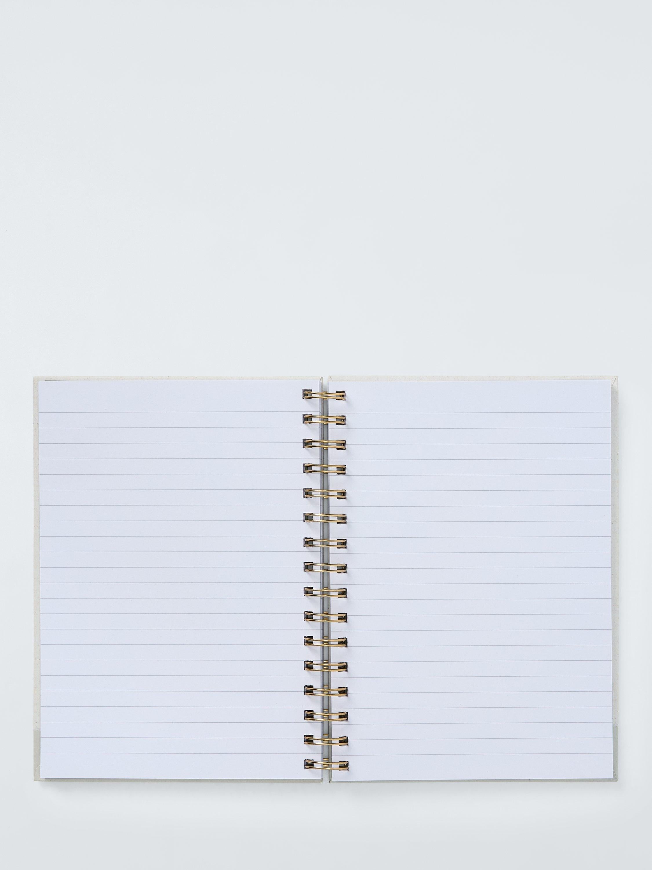 John Lewis A5 olive green spiral notebook, UK version
