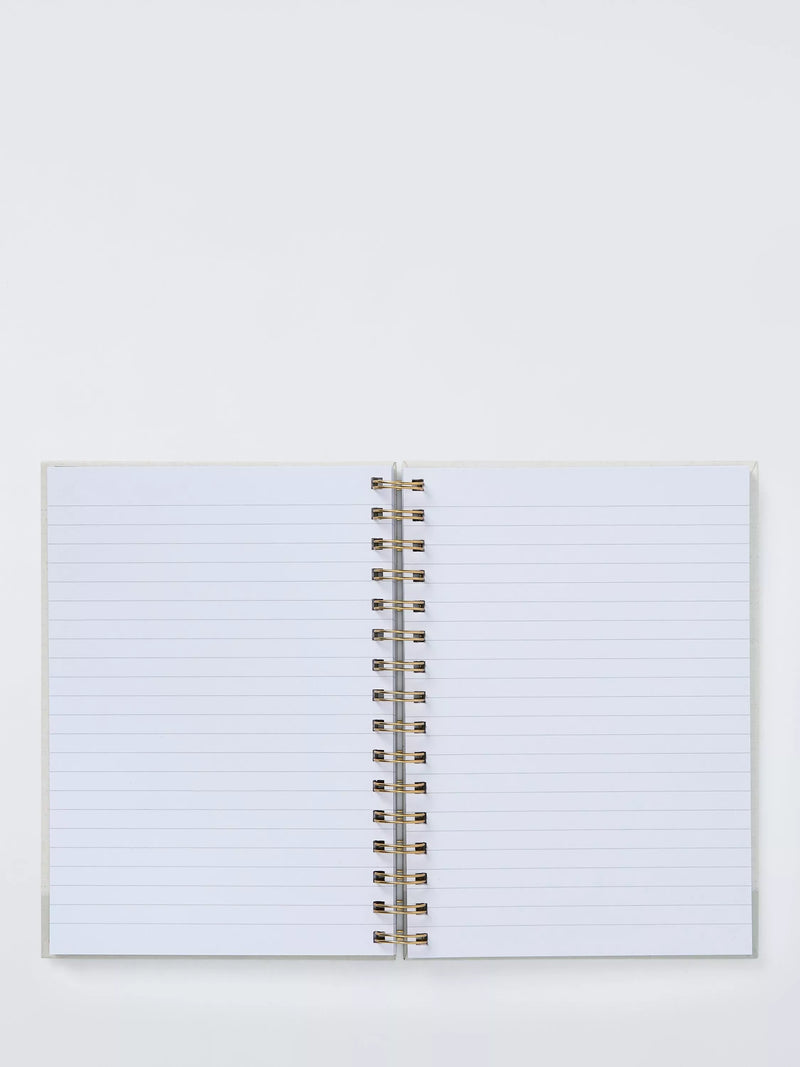 John Lewis A5 olive green spiral notebook, UK version