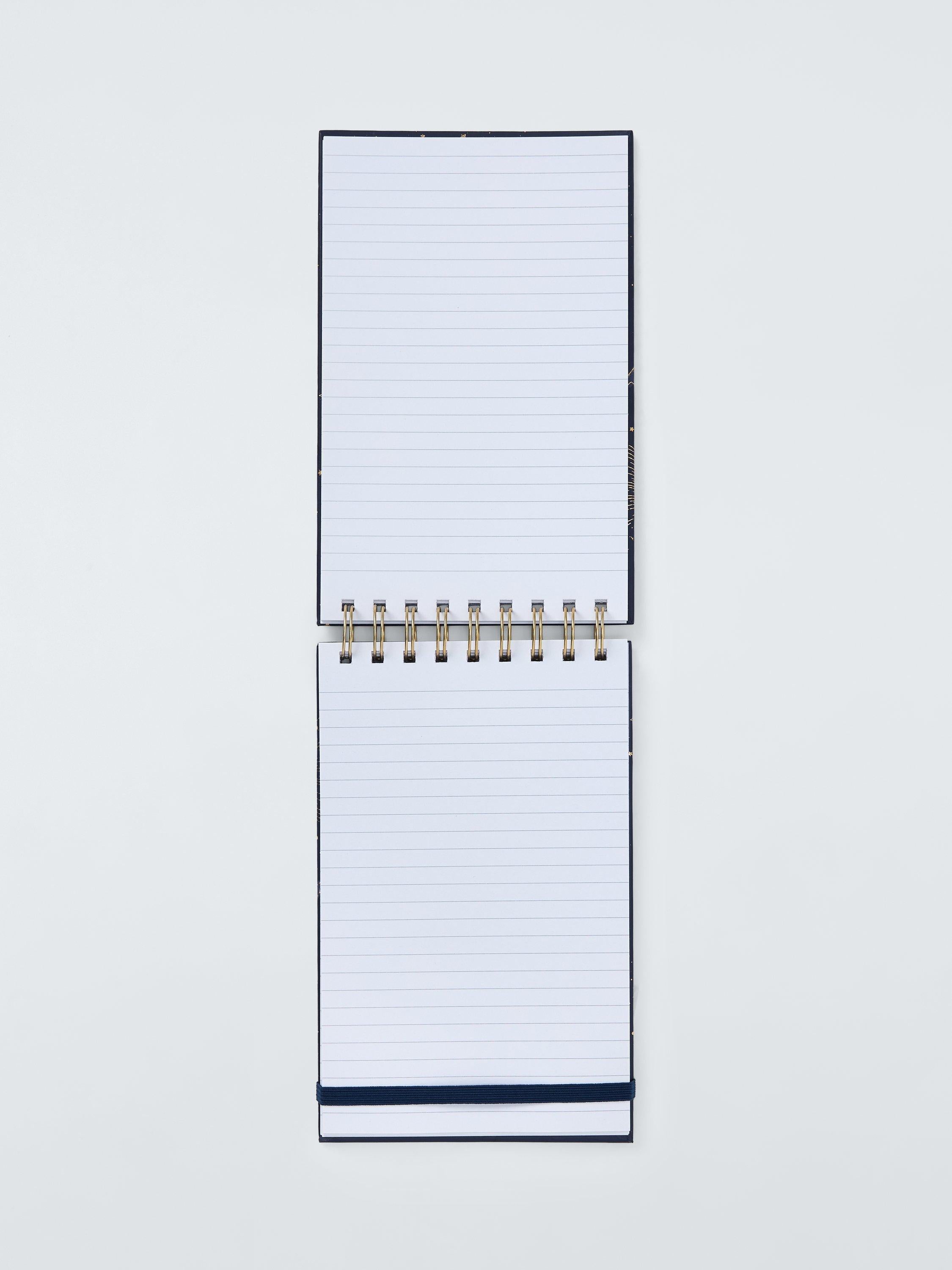 John Lewis Moon Reporters notebook blue - British brand