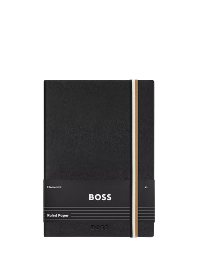 John Lewis HUGO BOSS Iconic Notebook A5 Black- Buy online at McGrocer