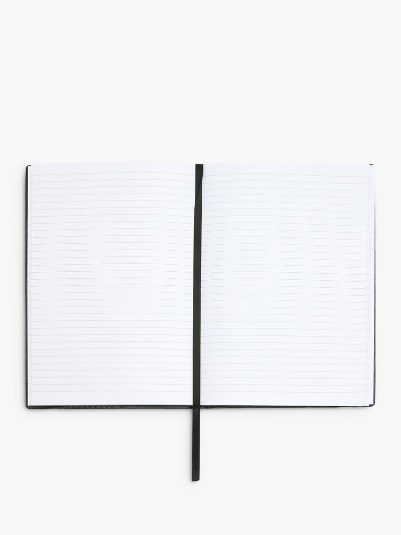 HUGO BOSS Iconic A5 Lined Notebook black, UK version