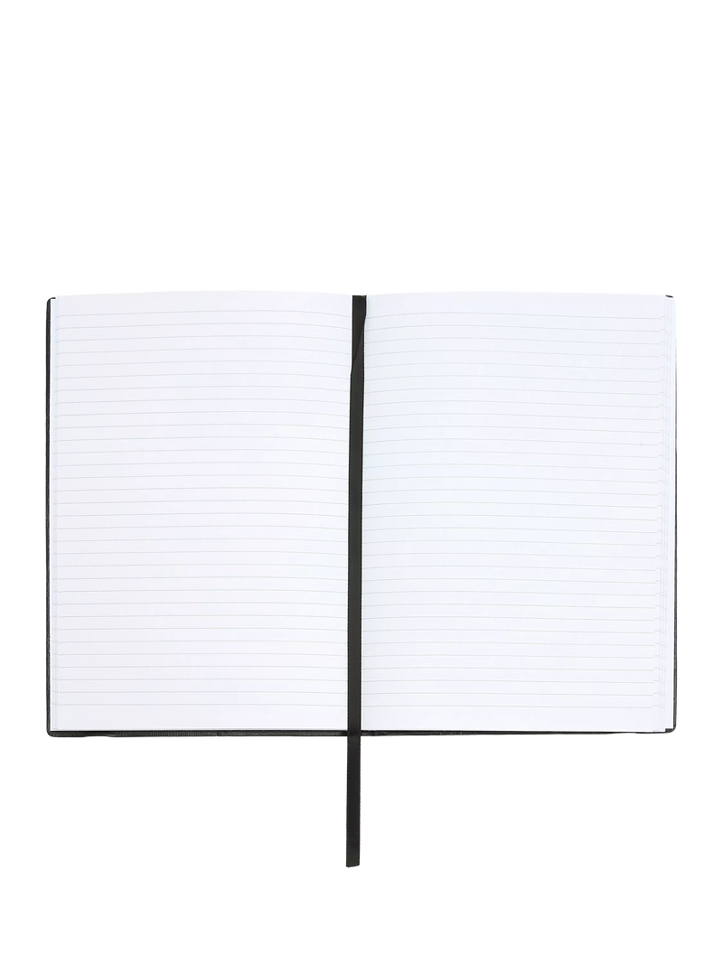 HUGO BOSS Iconic A5 Lined Notebook black, UK version