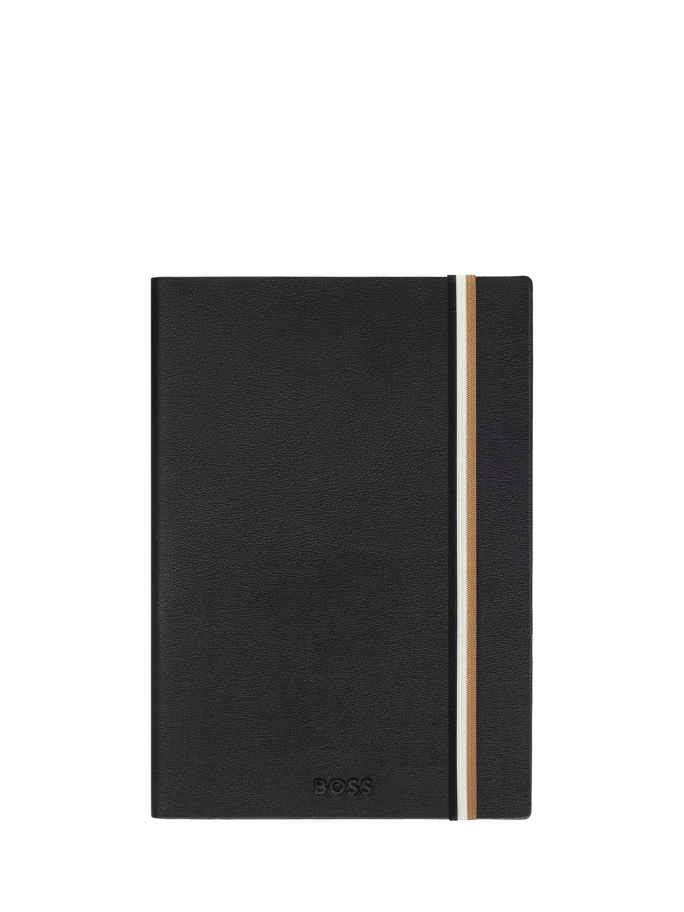 HUGO BOSS Iconic A5 Lined Notebook black, UK version