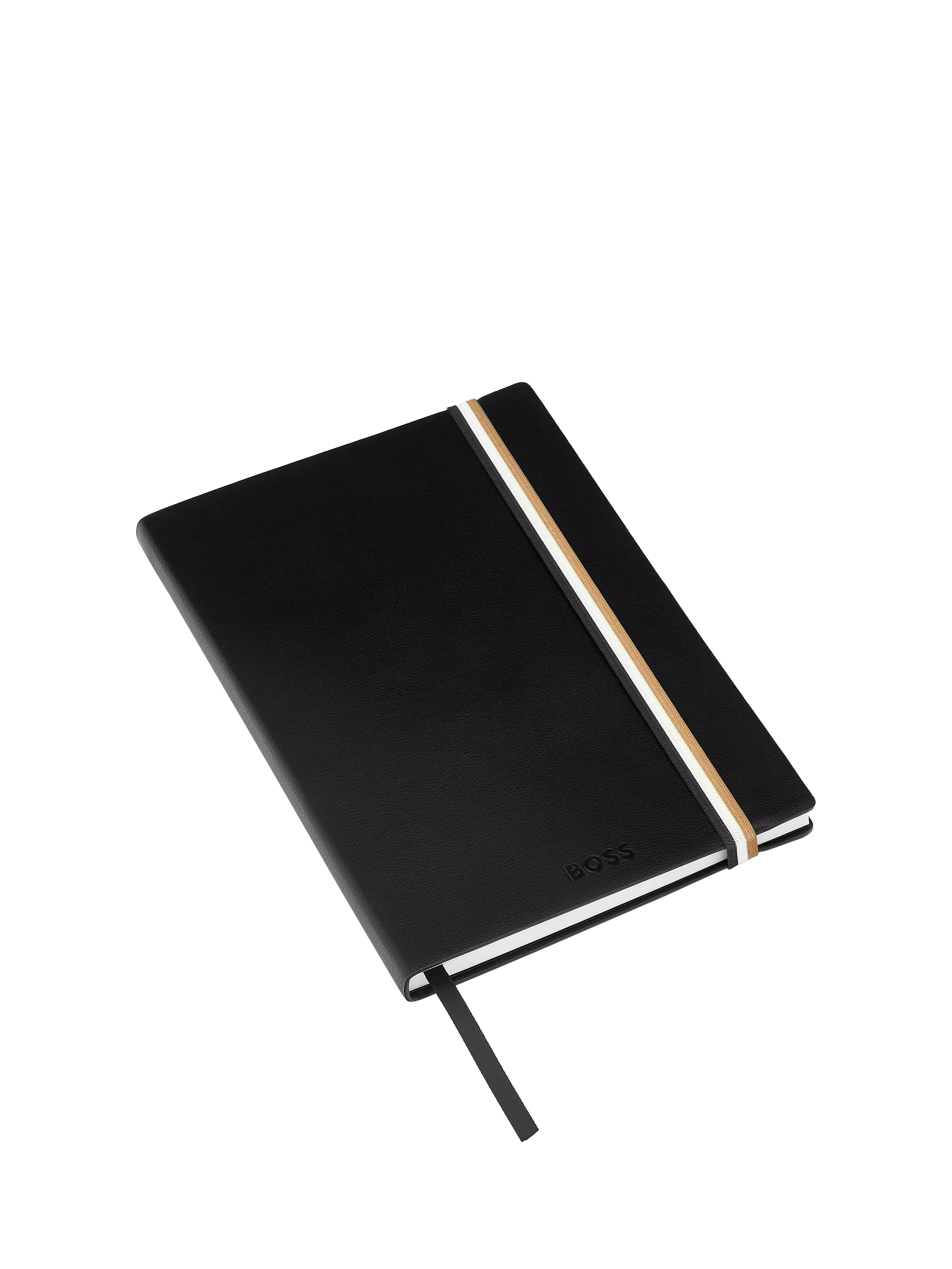 HUGO BOSS Iconic A5 Lined Notebook black, UK version