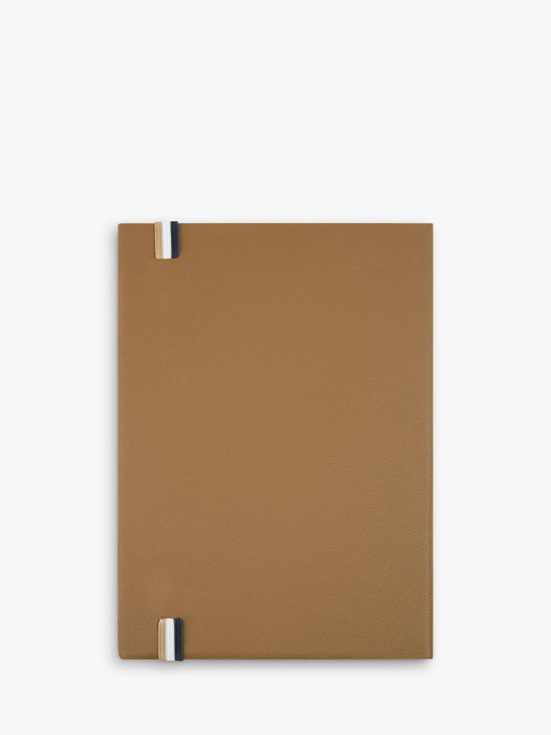 HUGO BOSS Iconic notebook Camel A5, imported from the UK