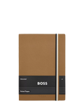 HUGO BOSS Iconic notebook Camel A5, imported from the UK