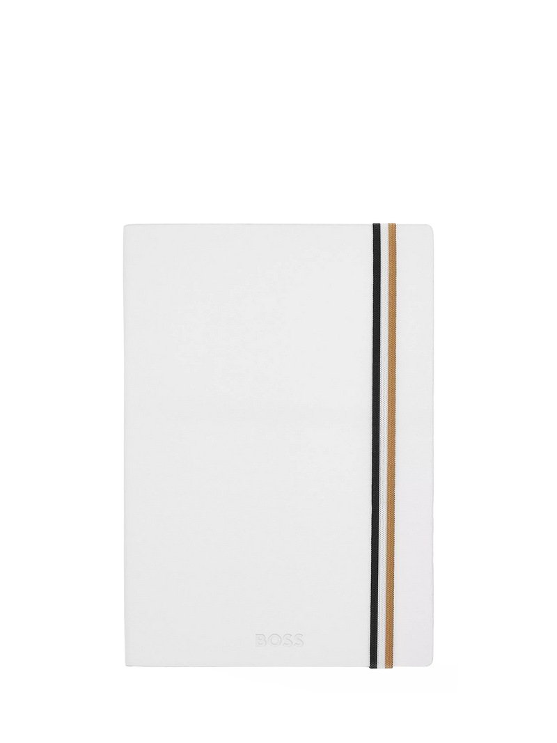 HUGO BOSS A5 Iconic Notebook White, UK version