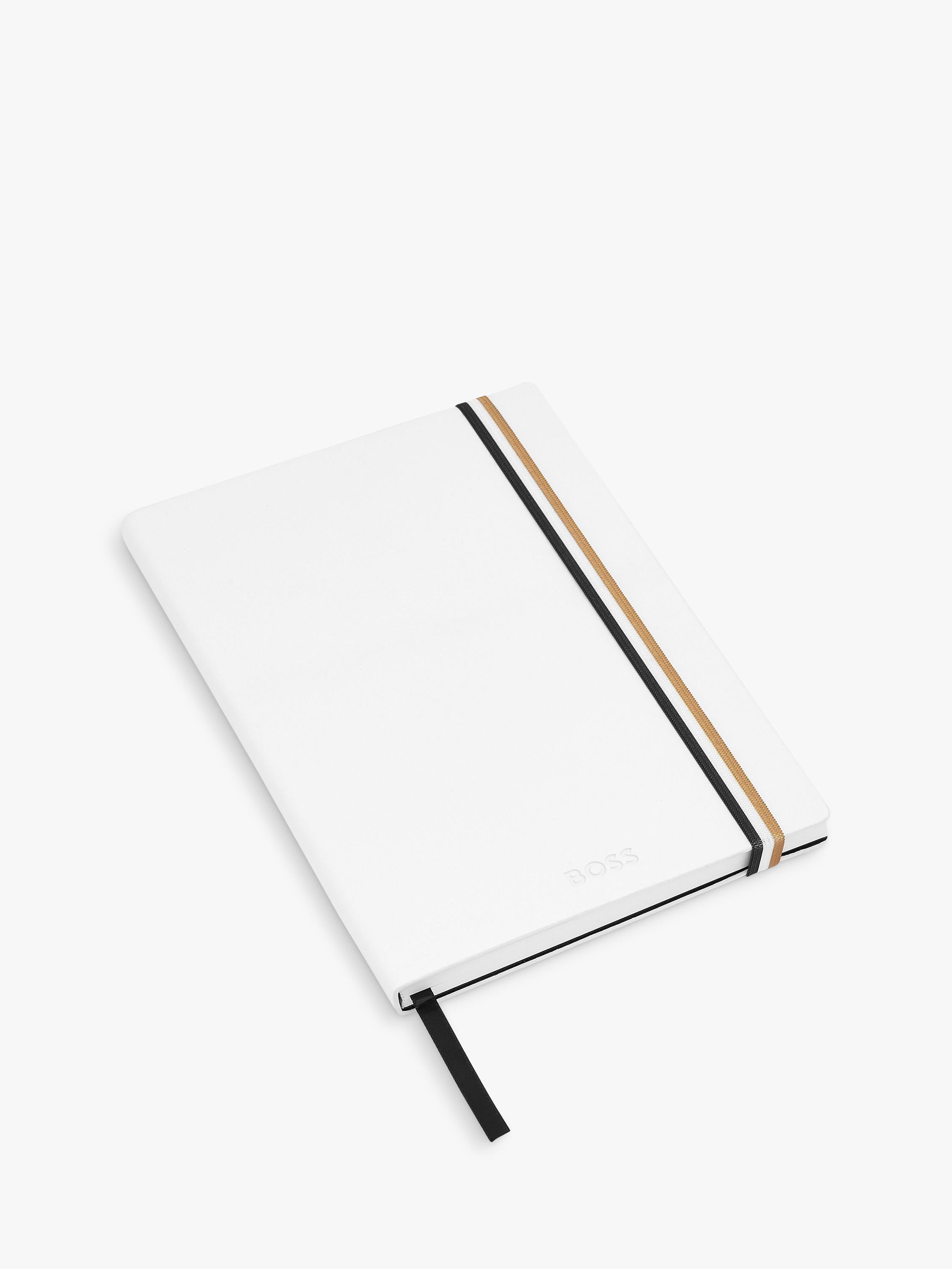 HUGO BOSS A5 Iconic Notebook White, UK version