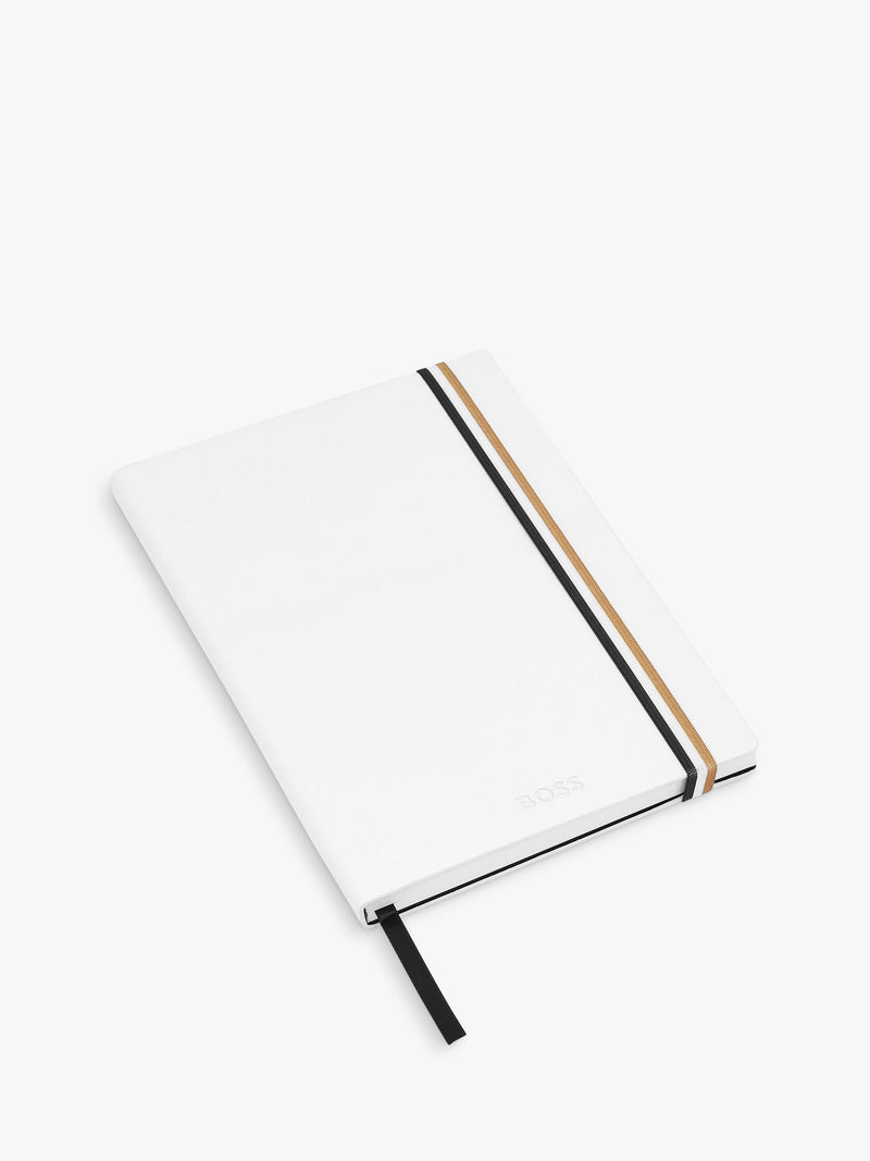 HUGO BOSS A5 Iconic Notebook White, UK version