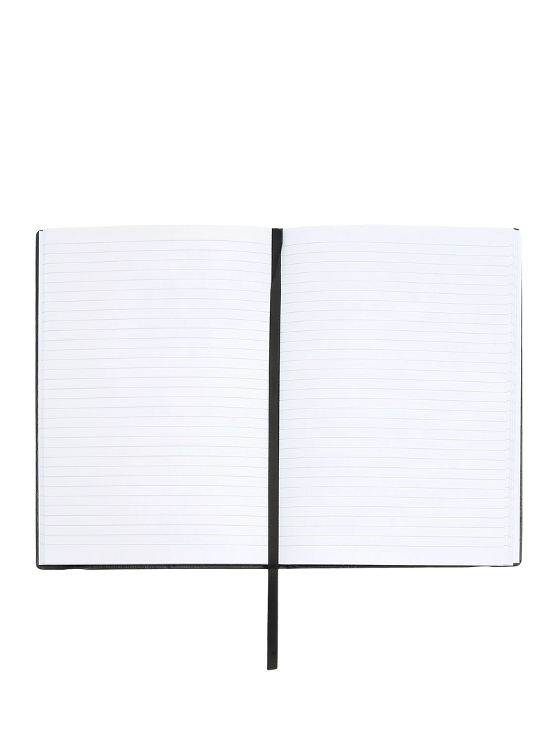 HUGO BOSS A5 Elemental Monogram notebook in camel, imported from the UK