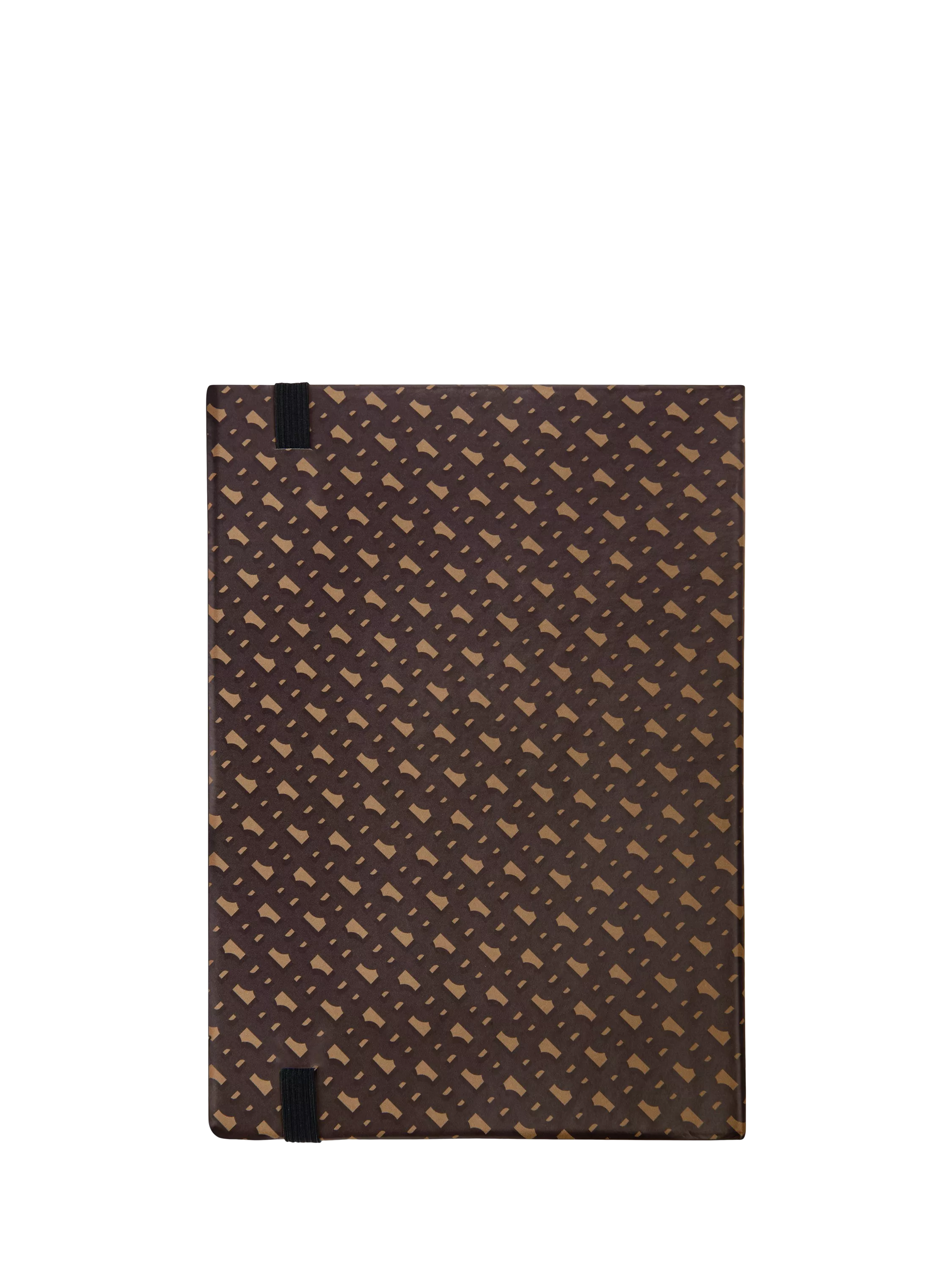 HUGO BOSS A5 Elemental Monogram notebook in camel, imported from the UK
