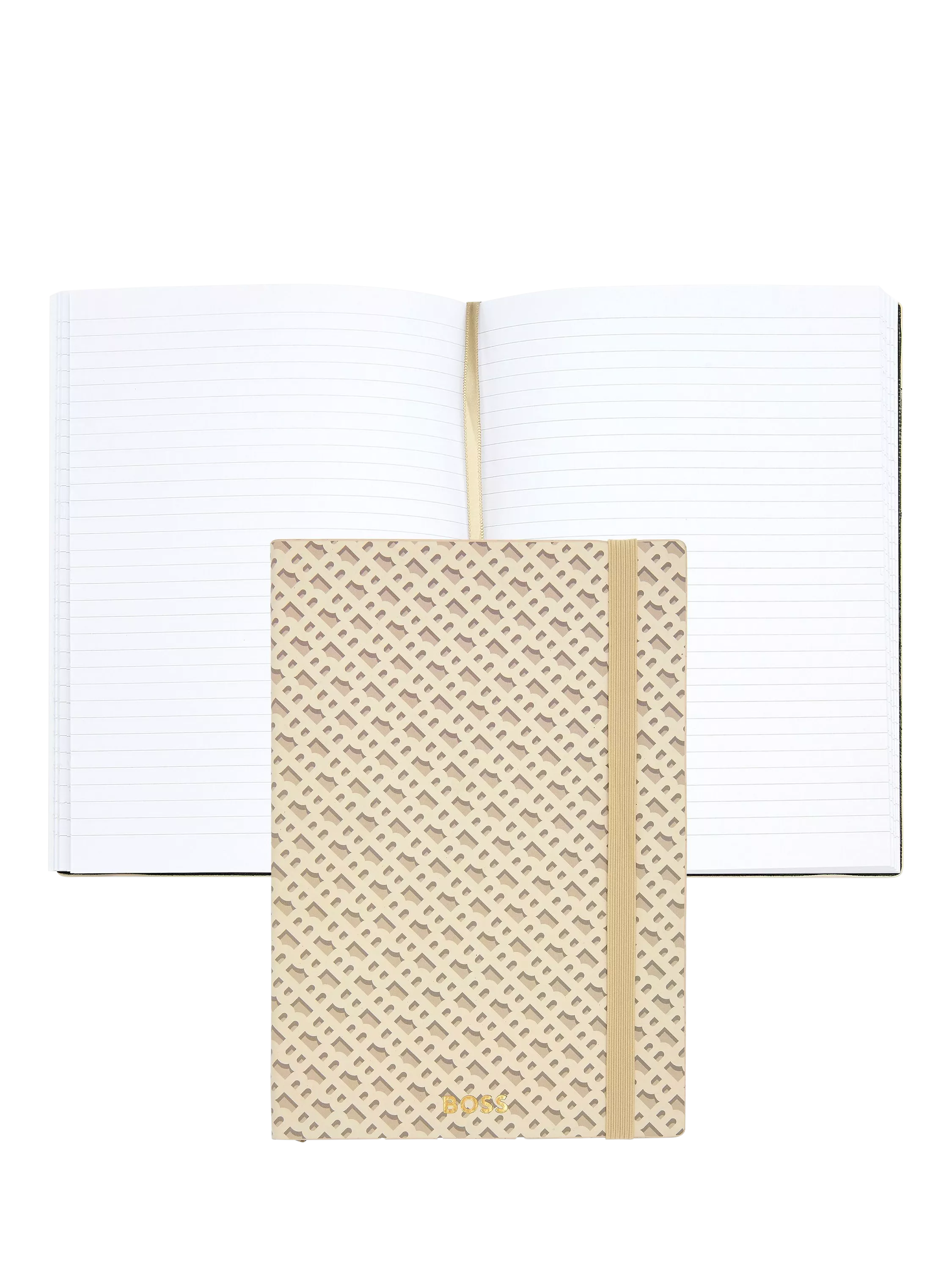 HUGO BOSS Elemental Monogram notebook A5 (British brand)