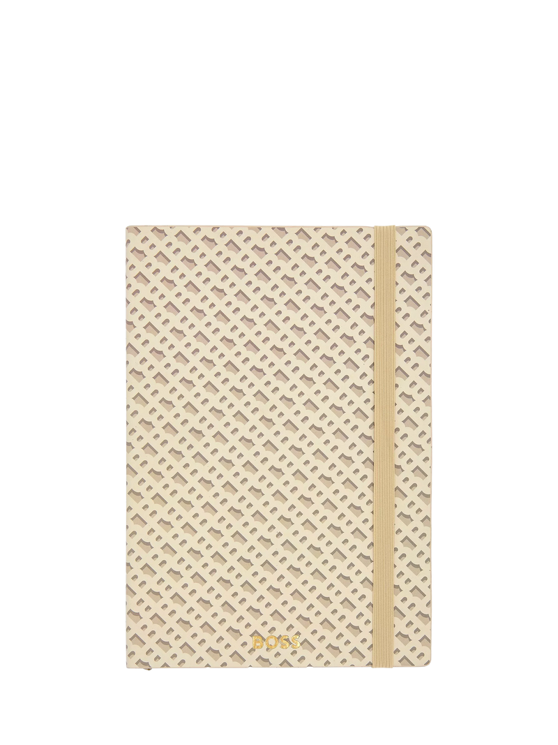 HUGO BOSS Elemental Monogram notebook A5 (British brand)