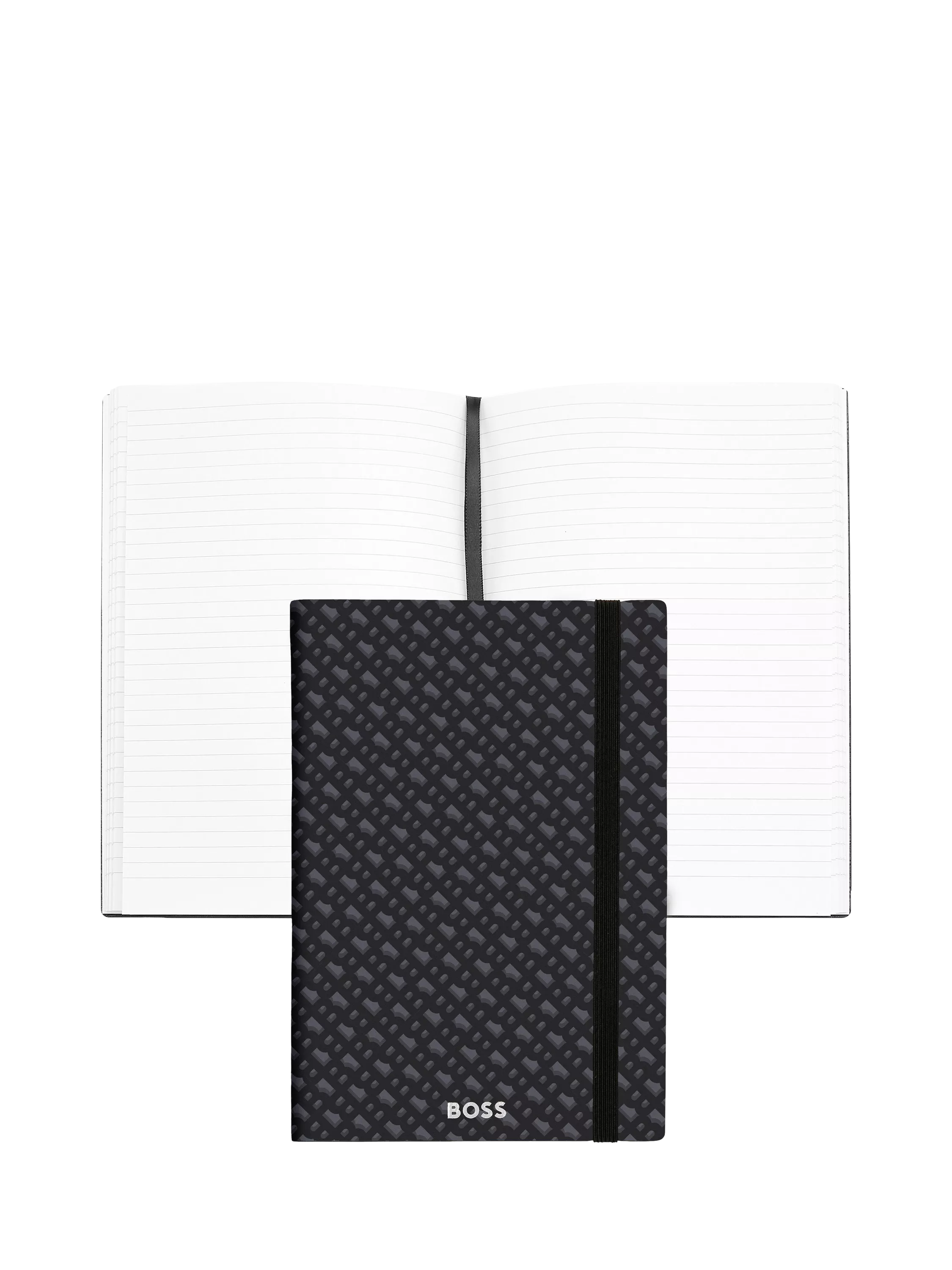 HUGO BOSS A5 Elemental Monogram Notebook - British product