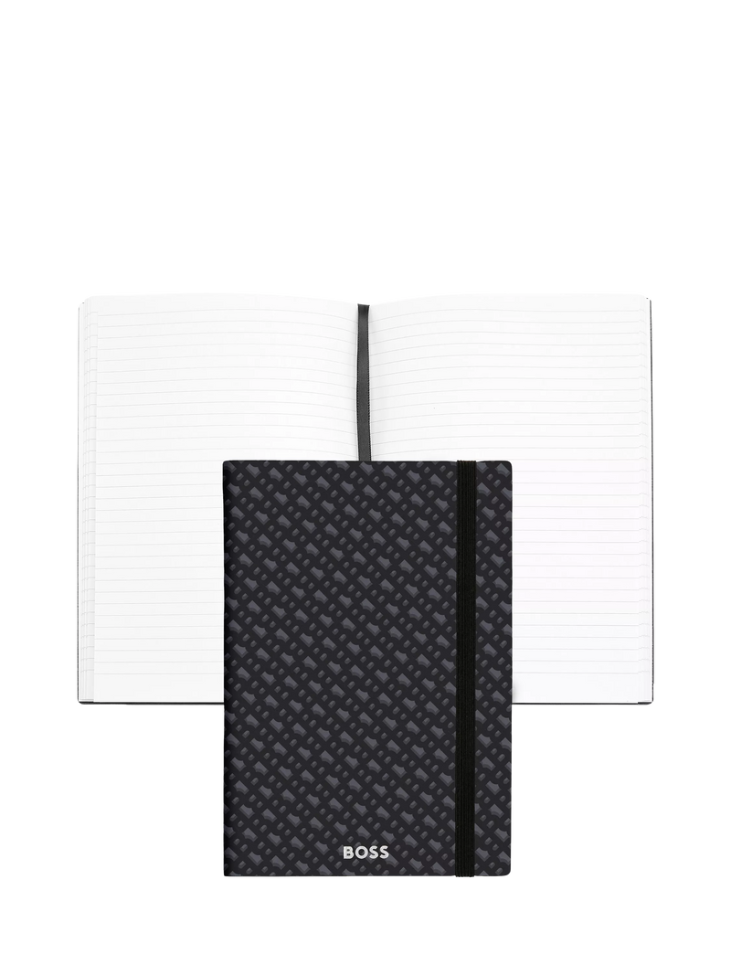 HUGO BOSS A5 Elemental Monogram Notebook - British product