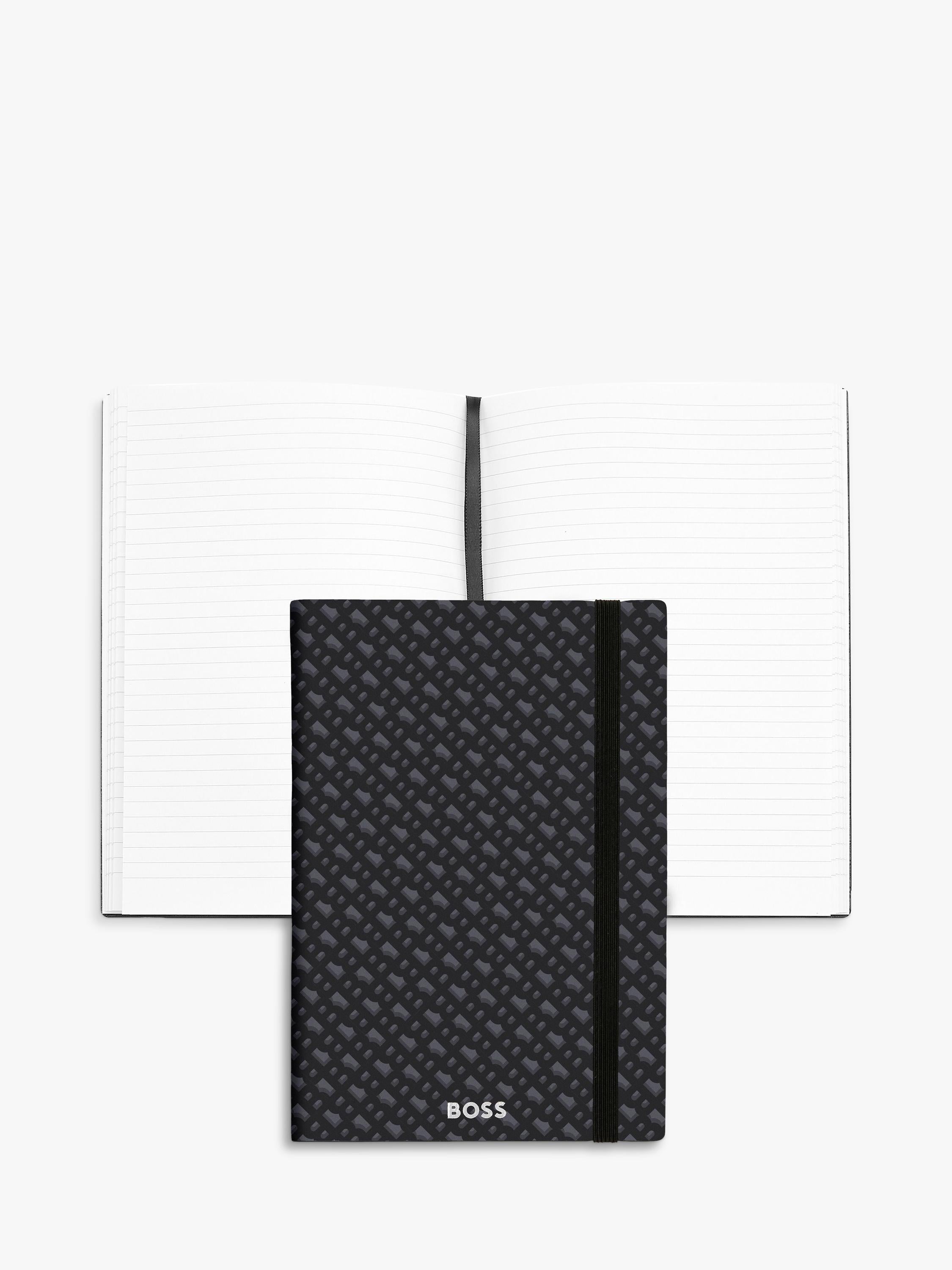 HUGO BOSS A5 Elemental Monogram Notebook - British product