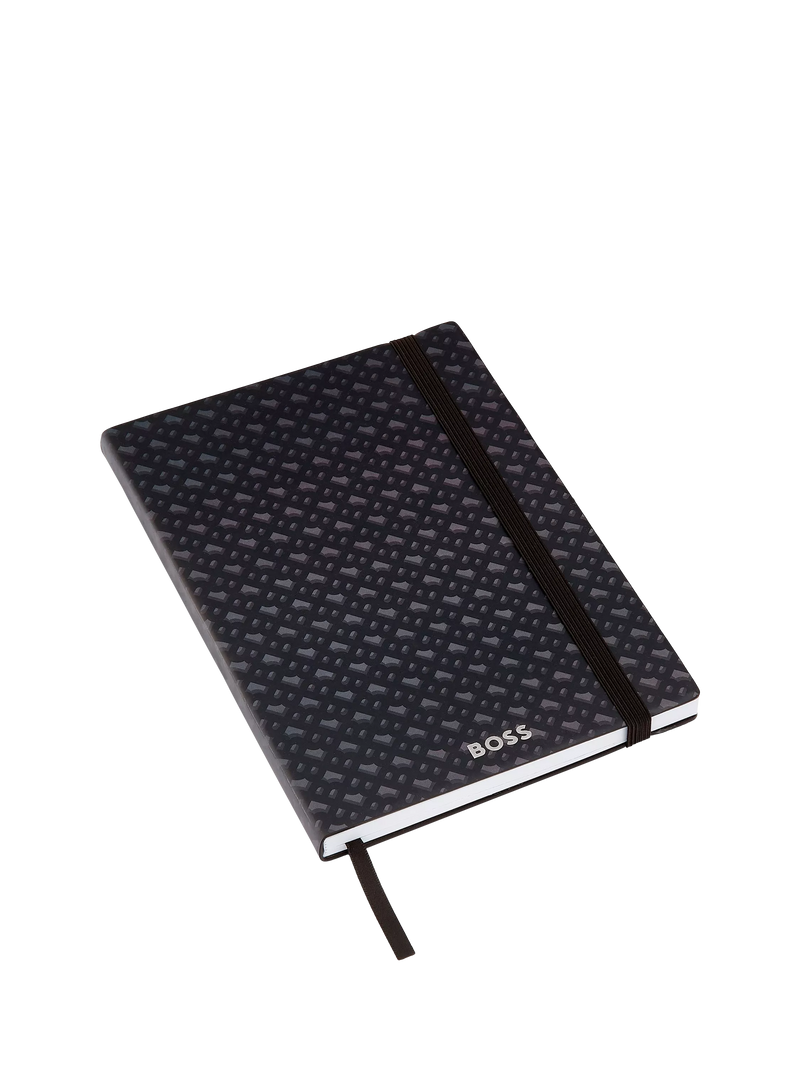 HUGO BOSS A5 Elemental Monogram Notebook - British product