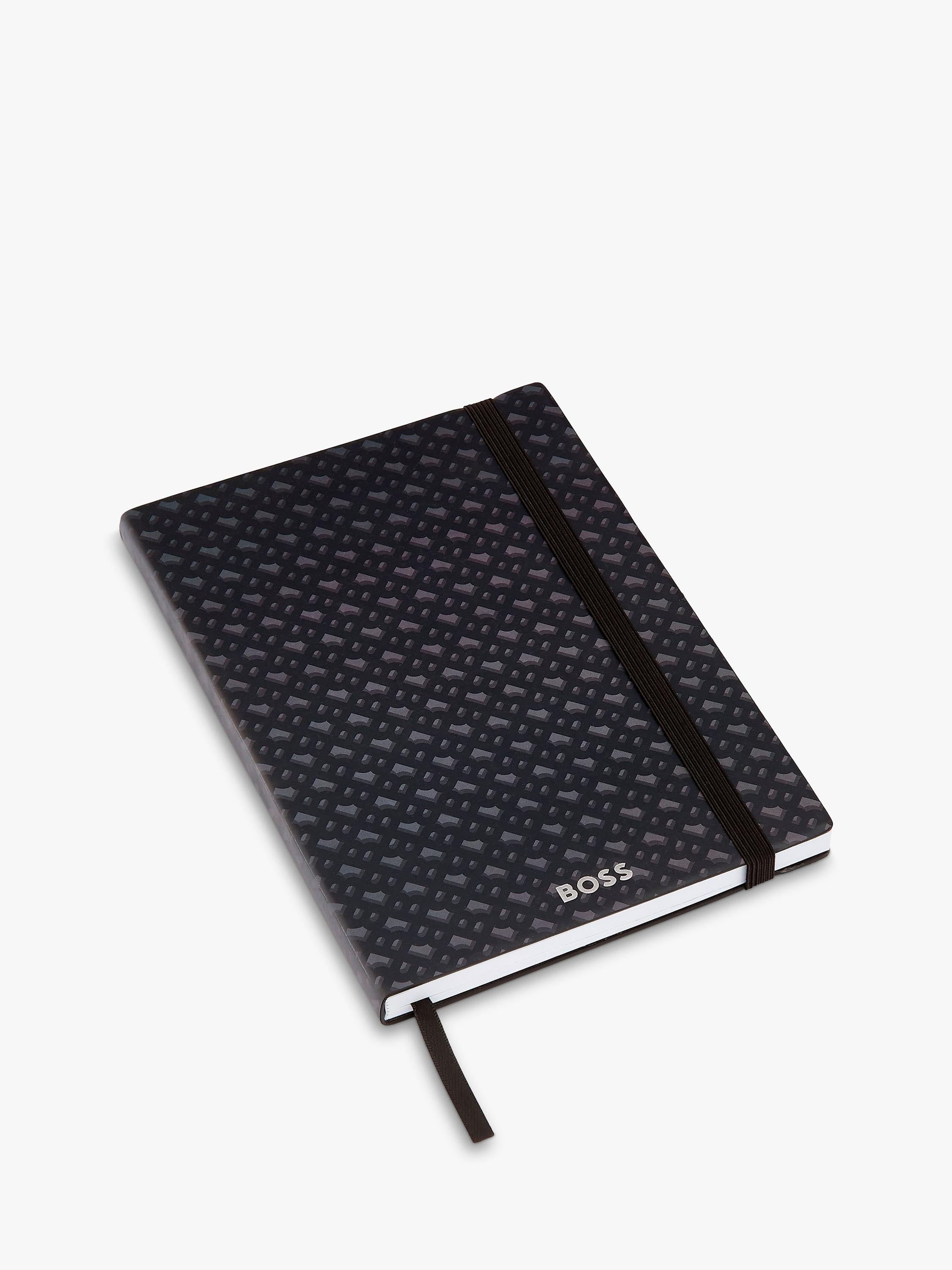 HUGO BOSS A5 Elemental Monogram Notebook - British product