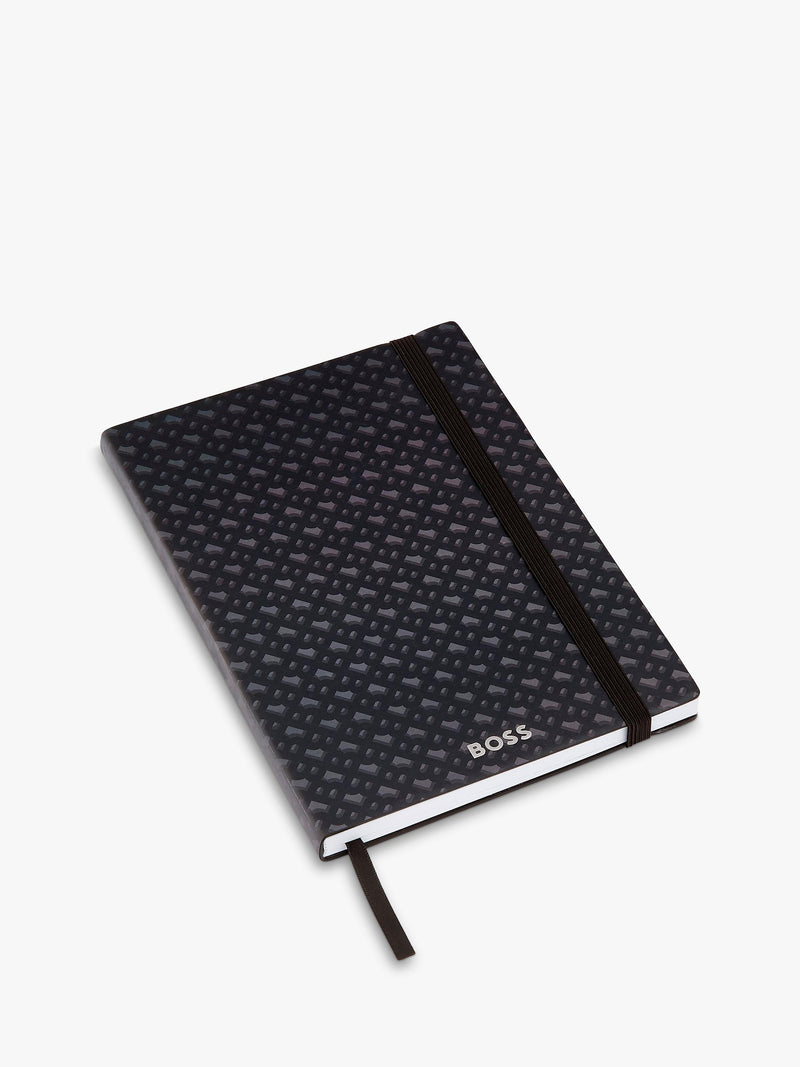 HUGO BOSS A5 Elemental Monogram Notebook - British product