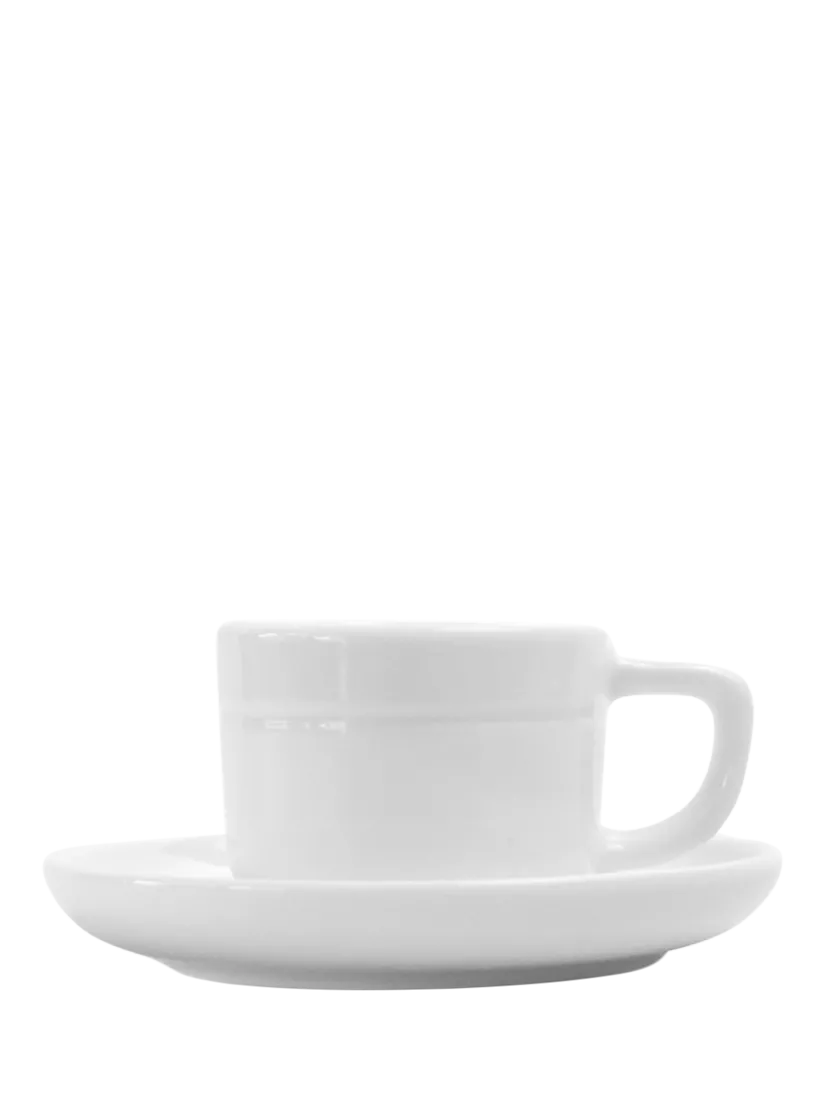 OMADA white porcelain espresso mug set 90ml, UK version
