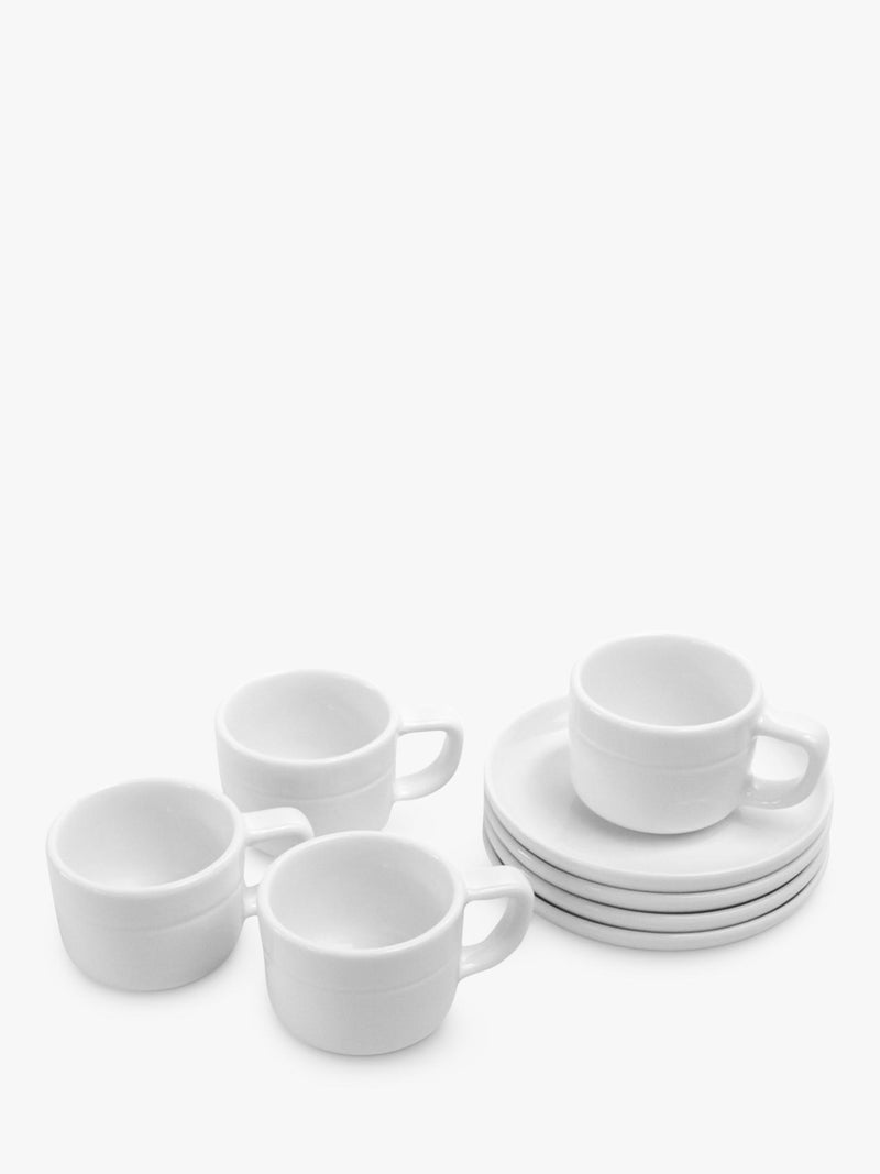OMADA white porcelain espresso mug set 90ml, UK version