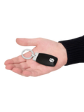 Hugo Boss Double B keyring black chrome, imported from the UK