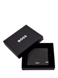 HUGO BOSS Iconic Leather Wallet Black 115mm - British product