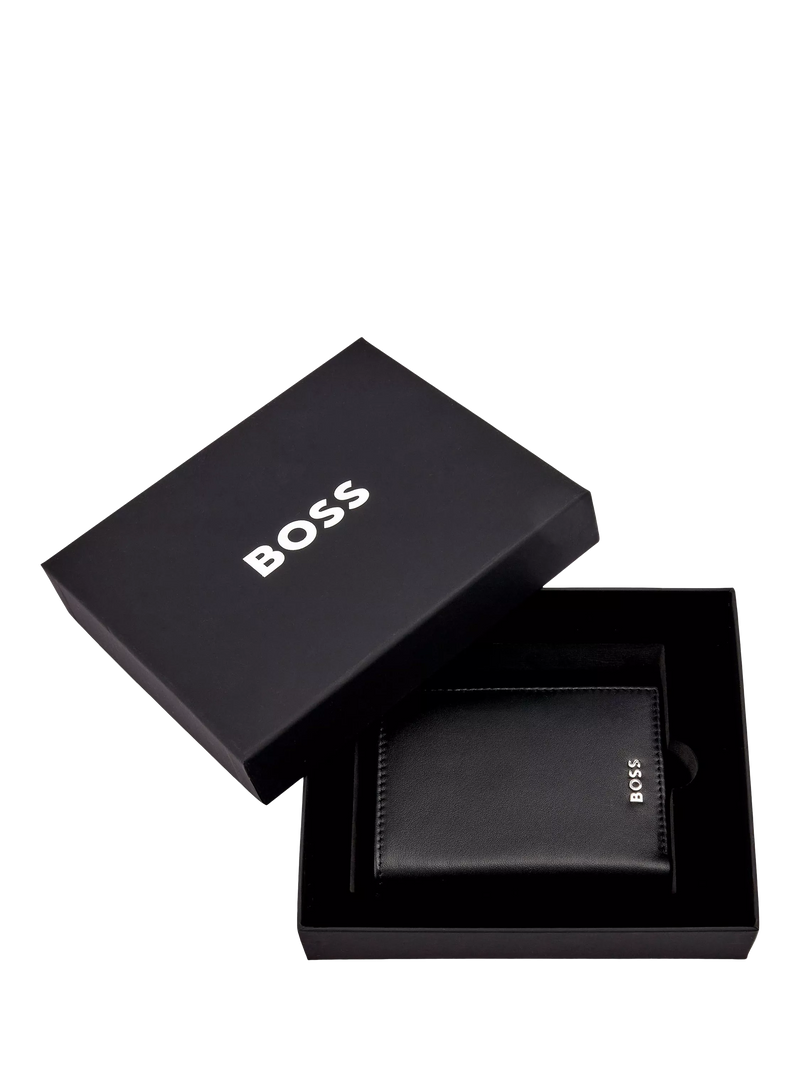 HUGO BOSS classic grained leather card holder, UK version