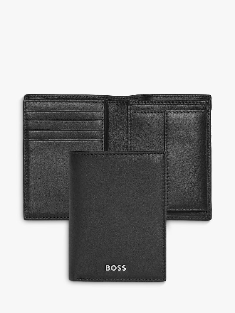 HUGO BOSS classic grained leather card holder, UK version