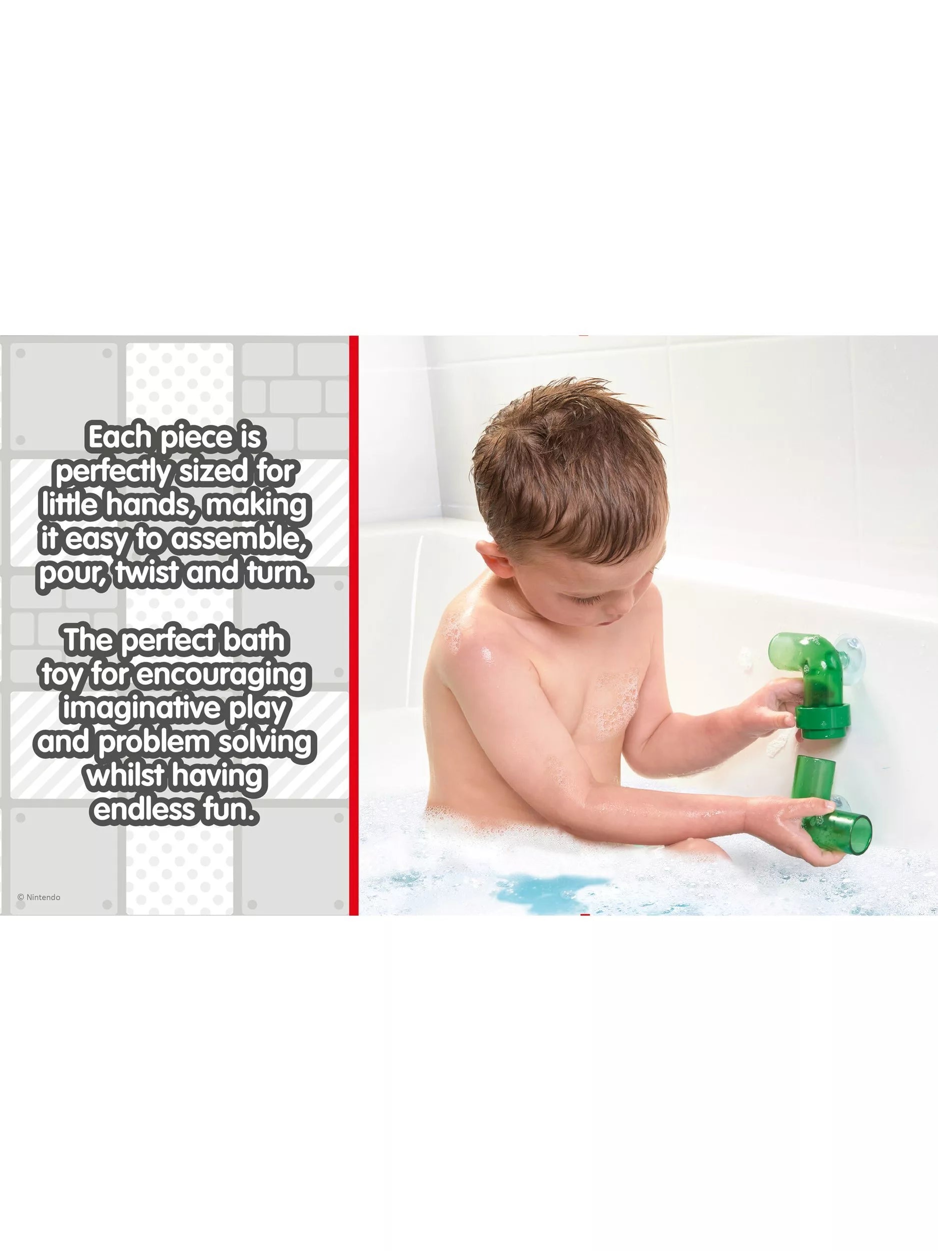 Nintendo Super Mario Pipes Playset bath toy, UK version