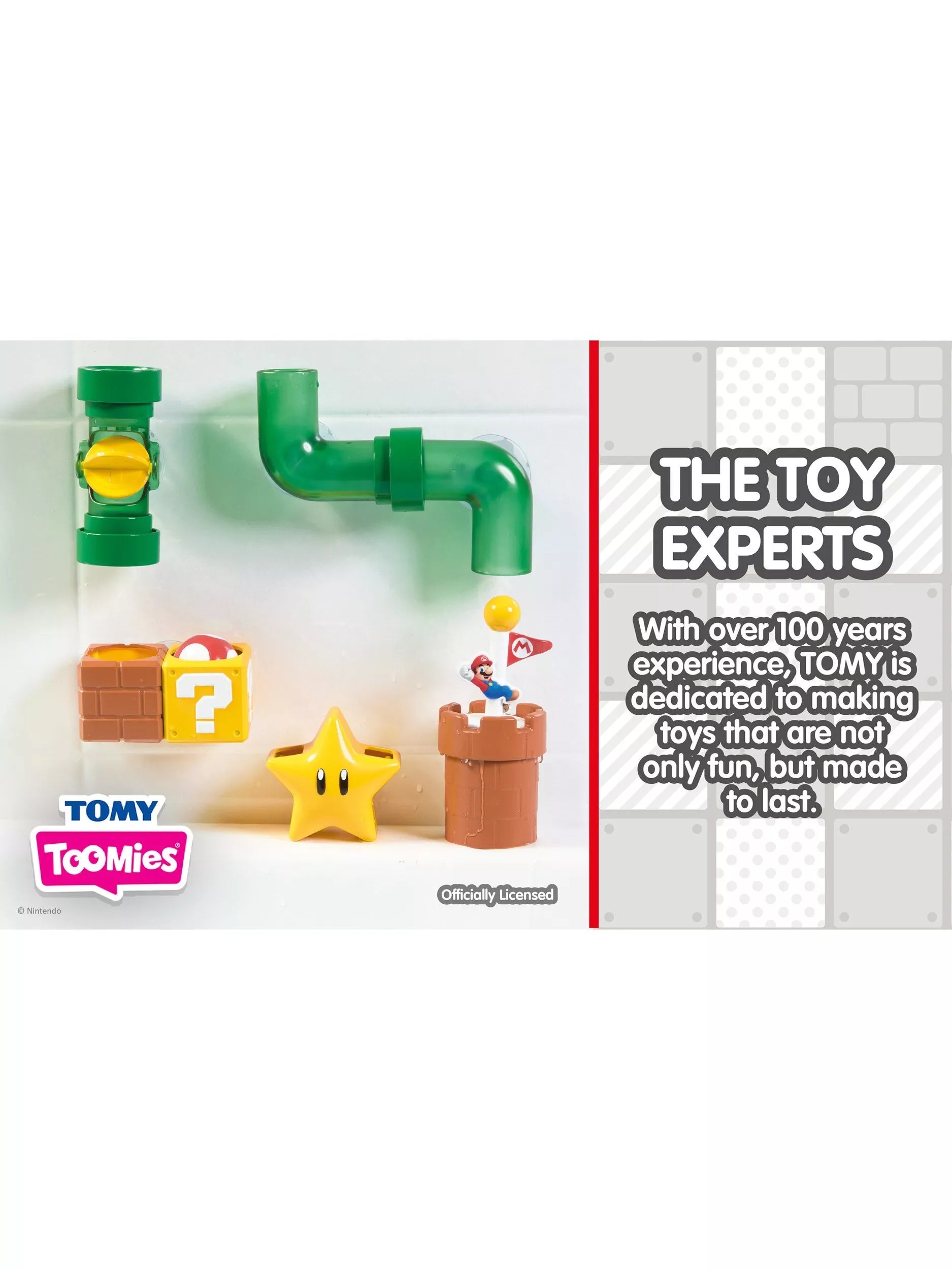 Nintendo Super Mario Pipes Playset bath toy, UK version