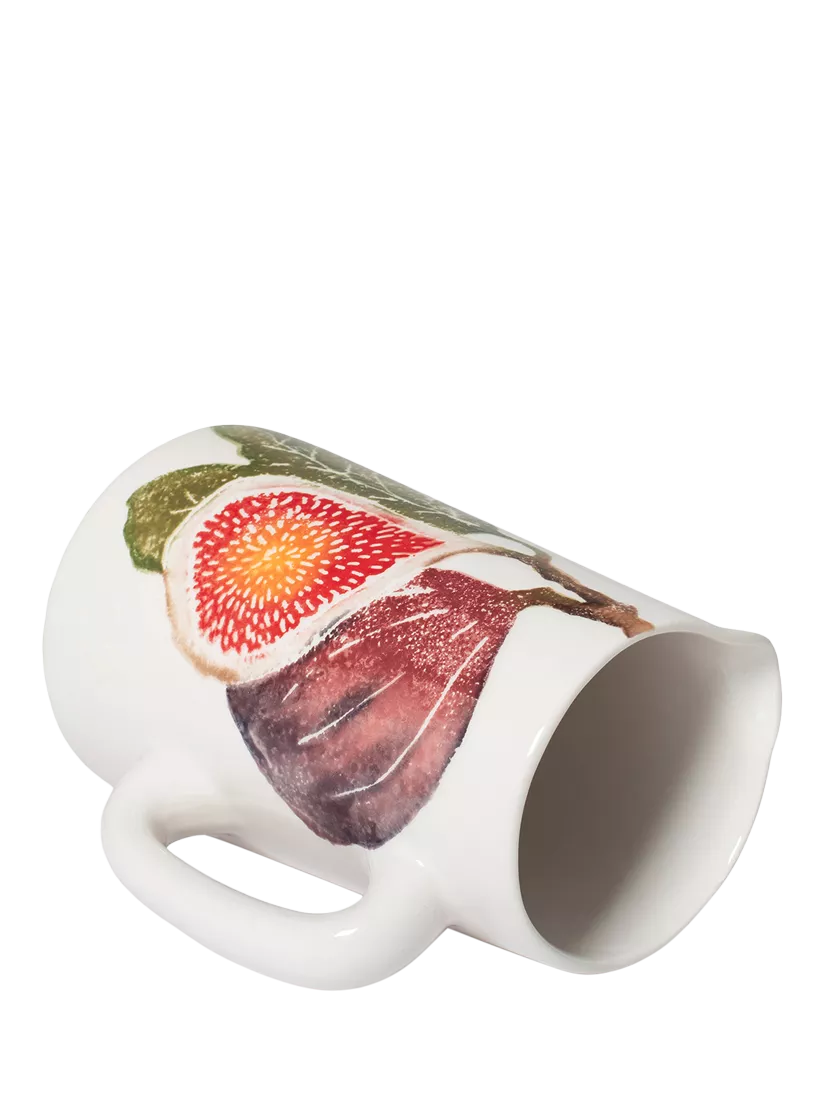 BlissHome fig earthenware pitcher 1L purple, UK version