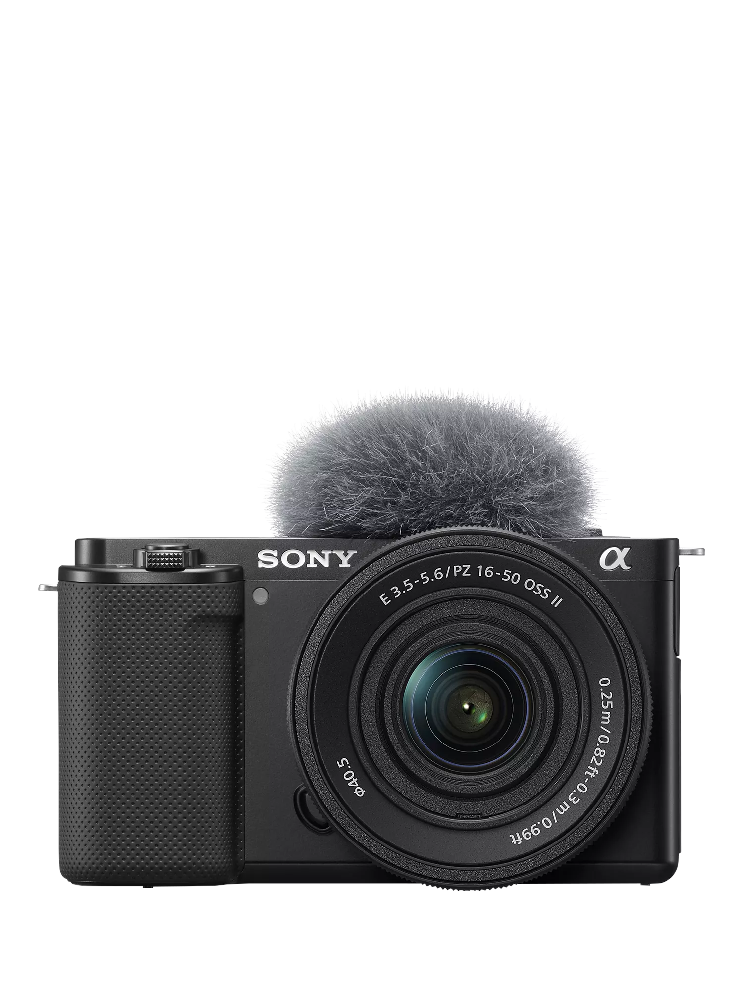 Sony ZV-E10 mirrorless vlogging camera with 16-50mm lens, UK version