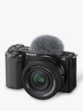 Sony ZV-E10 mirrorless vlogging camera with 16-50mm lens, UK version