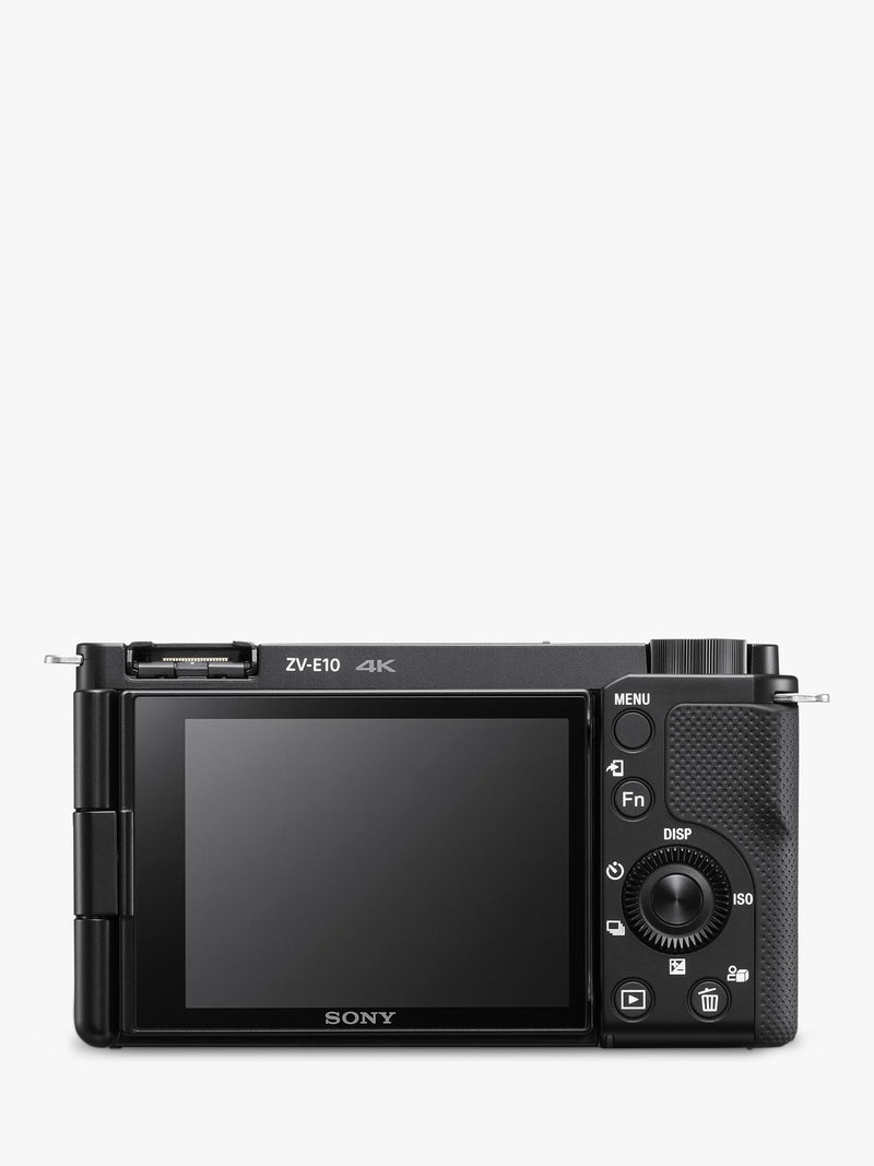 Sony ZV-E10 mirrorless vlogging camera with 16-50mm lens, UK version