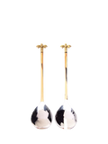Selbrae House metallic bee salad servers - British product