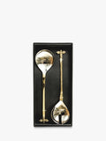 Selbrae House metallic bee salad servers - British product