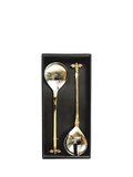 Selbrae House metallic bee salad servers - British product