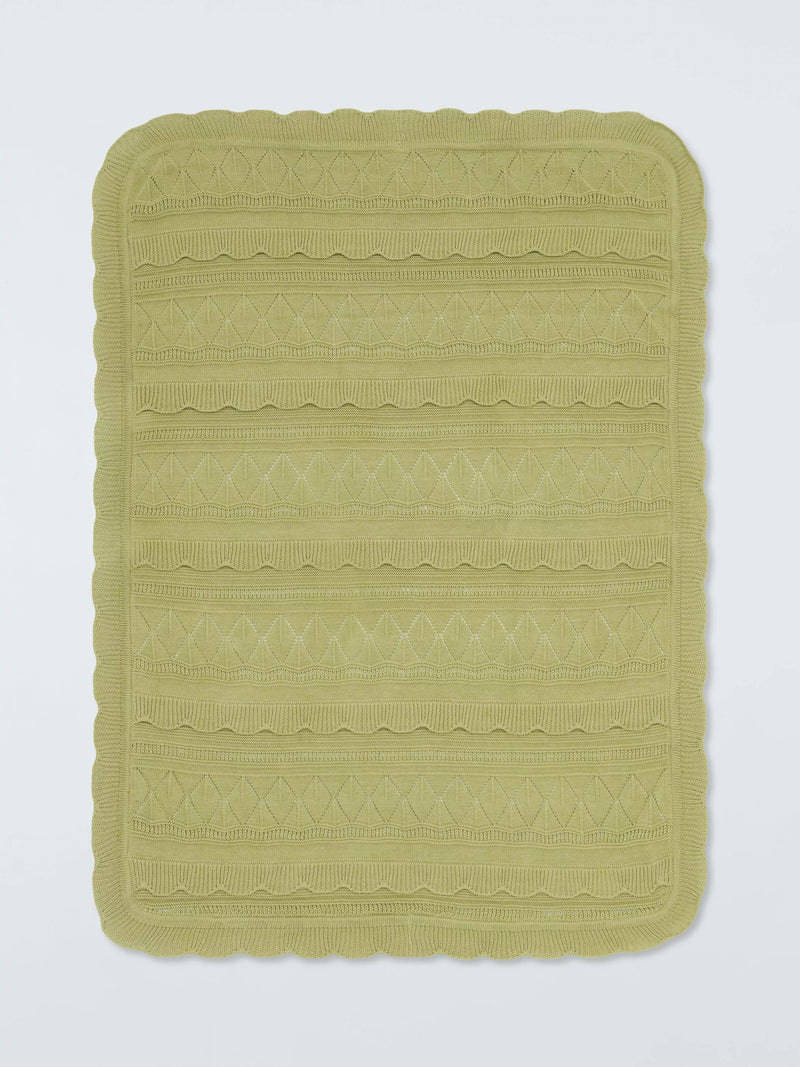 John Lewis Wonder Blanket sage 80x100cm - British product