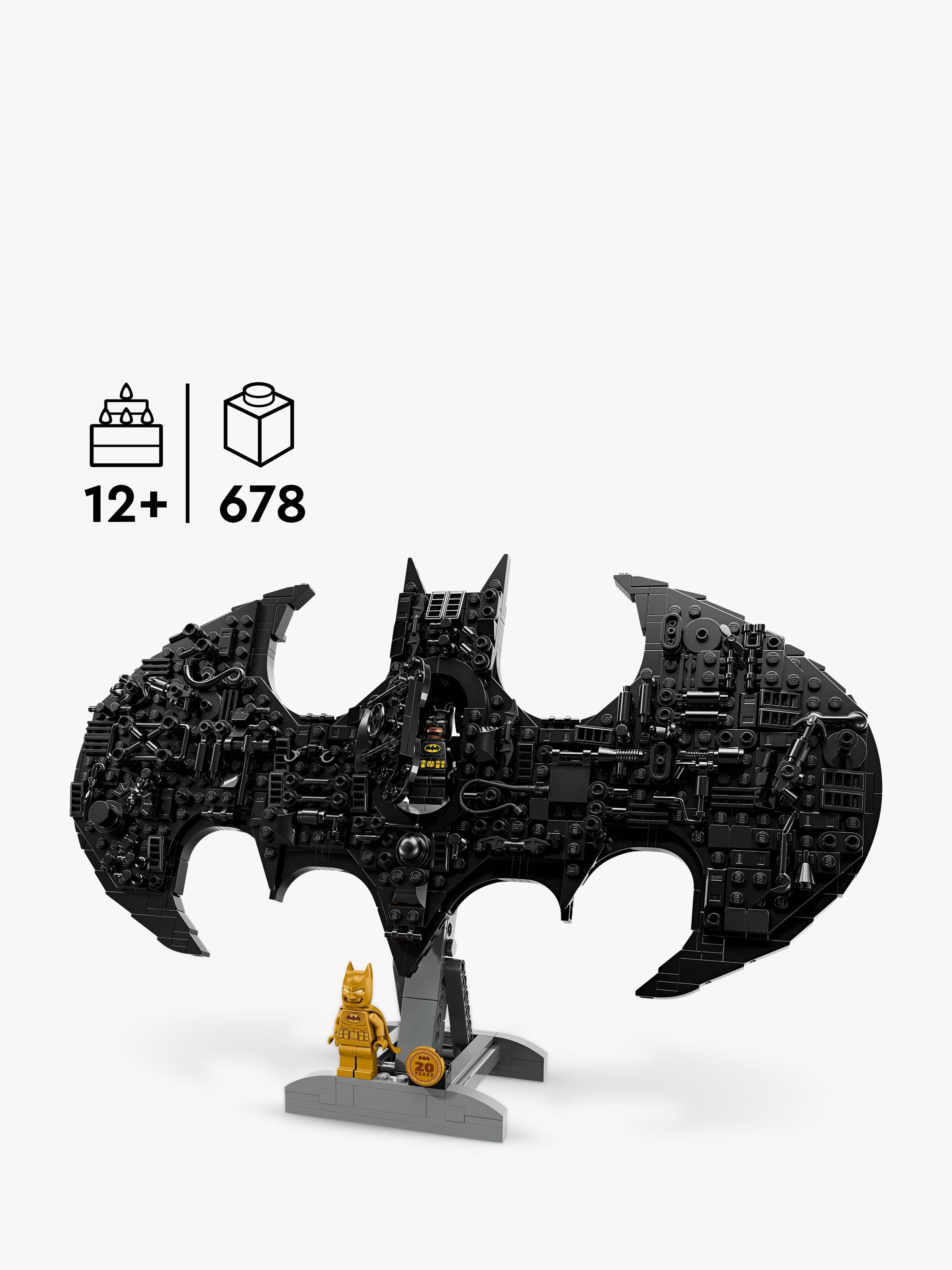 LEGO Batman Logo building set 678 pieces, imported from the UK