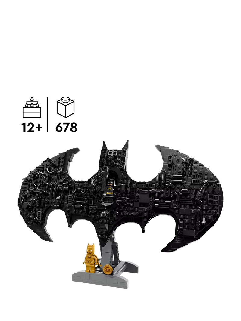 LEGO Batman Logo building set 678 pieces, imported from the UK