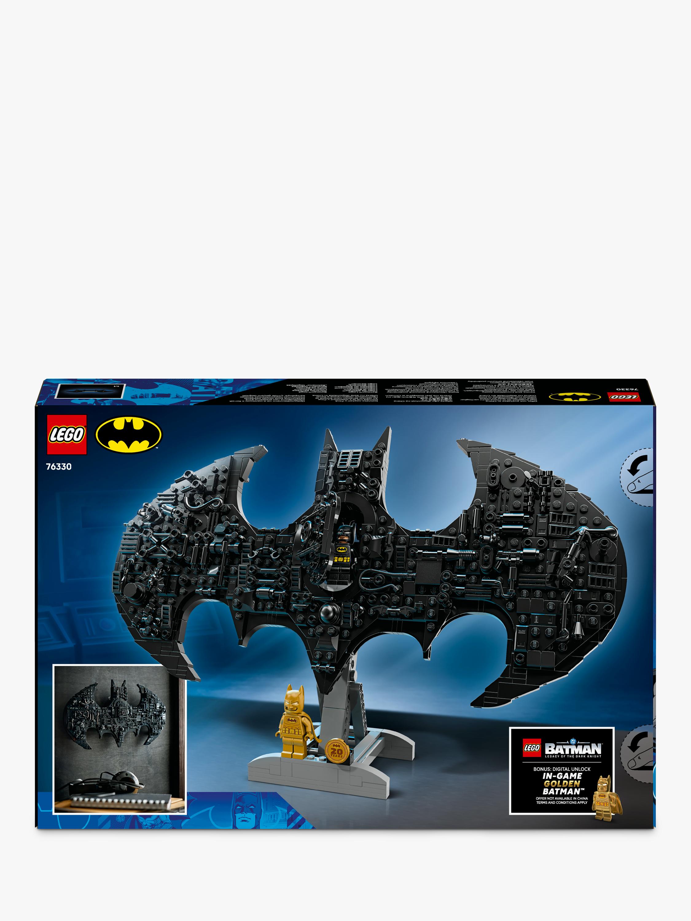 LEGO Batman Logo building set 678 pieces, imported from the UK