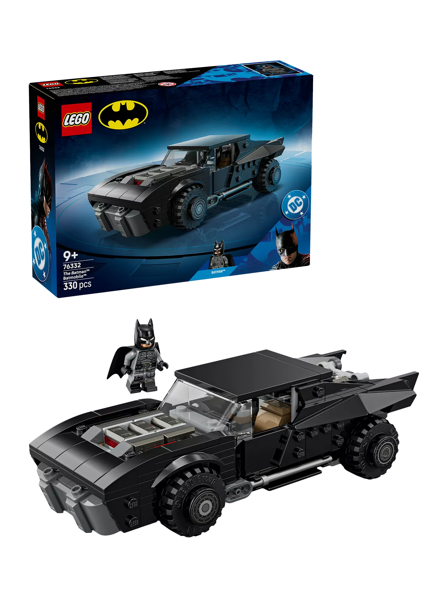 LEGO Batman Batmobile construction set 76332 (British brand)
