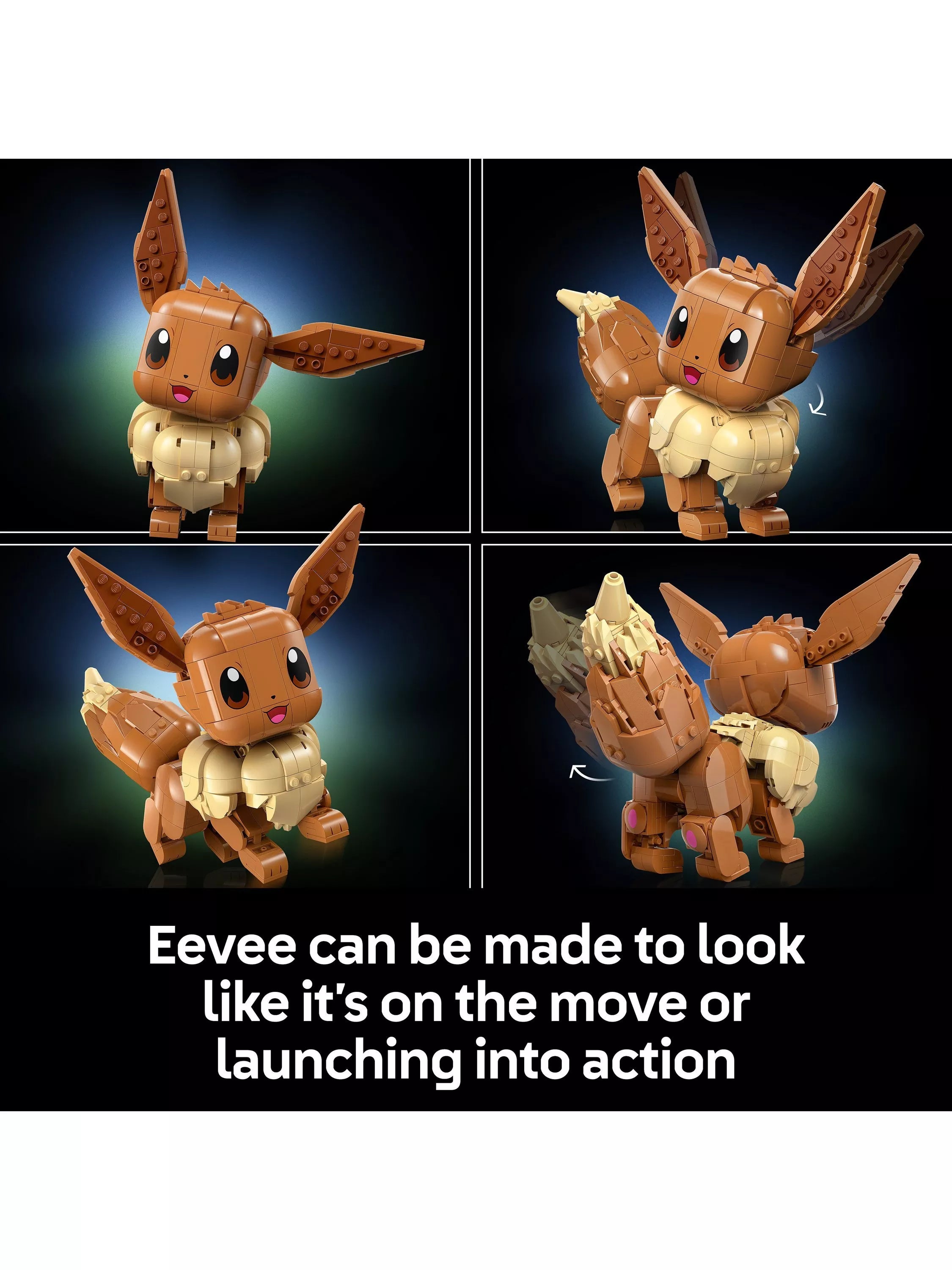 LEGO Pokémon Eevee building toy 587 pieces - British product